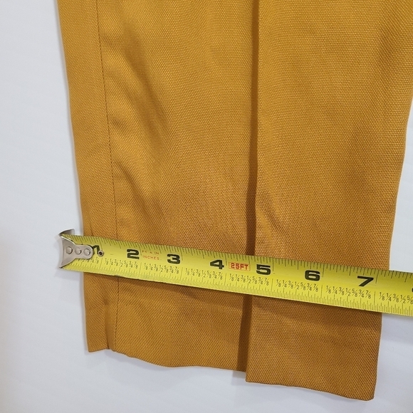 ZARA CROPPED TROUSERS WITH PLEATS CURRY | 1478/240 SIZE XS - Picture 11 of 11